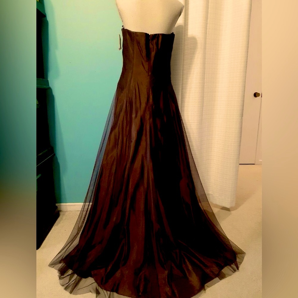 Vera Wang Black Strapless Gown in Perfect Condition!